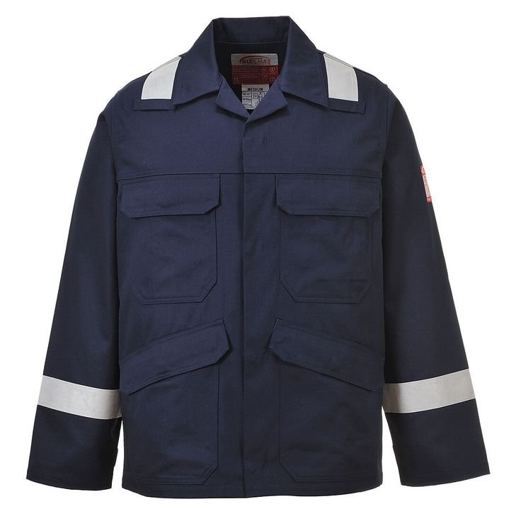 Chaqueta Bizflame Plus_ Seguridad y Comodidad Premium - Naranja _ M