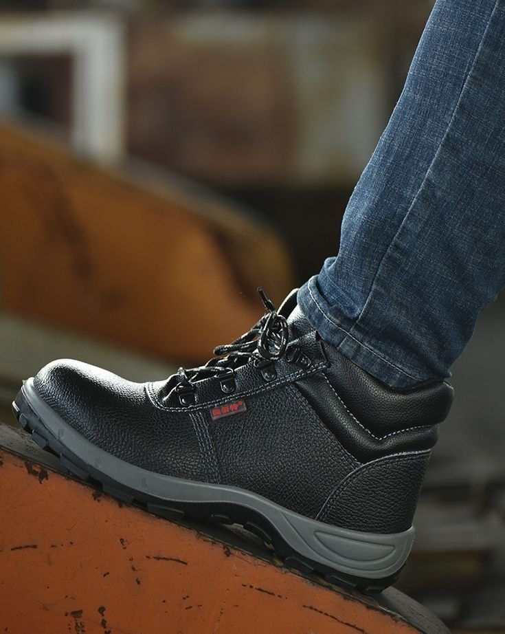 ToeBoss™ Mens Work Boots Steel Toe Shoes